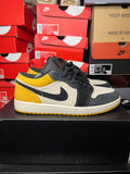 Sail University Gold Jordan 1 low