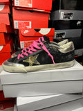 GOLDEN GOOSE SUPER-STAR BLACK VELVET SNEAKER