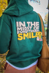 GREEN Smile Hoodie - Smile Kicks